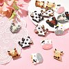 16Pcs 8 Style Food Grade Eco-Friendly Silicone Focal Beads SIL-CJ0001-11-5