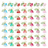  56Pcs 7 Colors Glass & Acrylic Charms FIND-TA0002-90-11