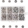  Tibetan Style Alloy European Large Hole Beads MPDL-NB0001-03AS-1