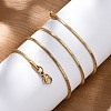 304 Stainless Steel Snake Chain Necklaces MAK-L015-03C-4