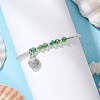 Glass Seed Beads Braided Bracelets BJEW-MZ00176-02-1
