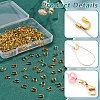   200Pcs Brass Wire Guardian and Protectors KK-PH0010-71-4