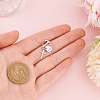 AHADERMAKER 1Pc Sterling Silver Pendants STER-GA0001-01-3