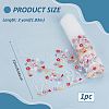 BENECREAT 2 Yards Polyester & Nylon Flower Embroidery Lace Mesh Ribbon OCOR-BC0006-86-2