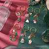 Christmas Alloy Enamel Keychain KEYC-JKC00910-2