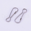 Stainless Steel Keychain Clasp Findings STAS-WH0016-06P-01-2