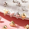 16Pcs 4 Style Spray Painted Alloy Stud Earrings Findings FIND-LS0001-66-5