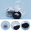 DICOSMETIC 50Pcs Octagonal Transparent Plastic Ring Boxes OBOX-DC0001-02B-6