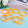 CREATCABIN 24Pcs Word Silicone Cord Bracelet Wristband BJEW-CN0001-06B-3