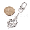 304 Stainless Steel Empty Stone Holder Chain Pouch Pendant Decorations HJEW-JM01885-01-3