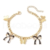 304 Stainless Steel Figaro Chains Bracelets BJEW-JB11604-04-2