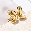 304 Stainless Steel Butterfly Cuff Rings RJEW-Q012-10G-3