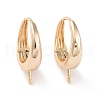 Brass Hoop Earring Findings KK-G418-30G-1