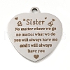 Non-Tarnish 201 Stainless Steel Pendants STAS-L079-26P-02-1