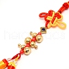 Polyester Tassel & Chinese Knot Pendant AJEW-WH0258-077B-3