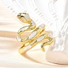 Brass Cuff Rings for Women RJEW-F181-02G-1