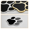 SUPERFINDINGS 2 Sets 2 Colors Self Adhesive Alloy Cat Stickers STIC-FH0001-14-6