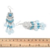 Alloy & Acrylic & Rhinestone Chandelier Earrings for Women EJEW-G426-03P-01-5