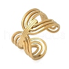 304 Stainless Steel Cuff Rings RJEW-P150-01G-4