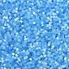 Imitation Cat Eyes Glass Seed Beads X-SEED-H003-03W-2
