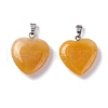 Natural Yellow Aventurine Pendants G-G956-B25-FF-1