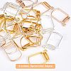 Olycraft 24Pcs 3 Colors Alloy Open Back Bezel Pendants FIND-OC0001-21-4