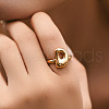 Brass Cuff Rings for Women FS-WG541EE-04-2