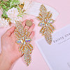 Flower Glass Hotfix Rhinestone FIND-WH0148-265A-01-3