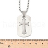 201 Stainless Steel Pendant Necklaces NJEW-D307-02P-B-3