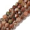 Natural Plum Blossom Jasper Beads Strands G-K382-B04-02-1