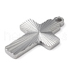 304 Stainless Steel Pendants STAS-D025-02P-02-2