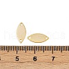 Brass Horse Eye Connector Charms KK-B137-11G-3