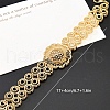 Elegant Vintage Style Brass Link Bracelets for Women TD0107-1-2