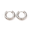 Non-Tarnish 304 Stainless Steel Hoop Earrings for Women EJEW-F339-01P-01-1