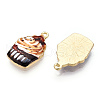 Printed Alloy Pendants ENAM-N056-202B-1