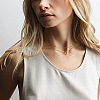 Ring Alloy Pendant Double Layer Necklaces for Women FS-WG49CC8-01-2