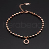 Stainless Steel Charm Anklets WGE3F25-19-1