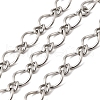 304 Stainless Steel Twist Link Chains CHS-C018-06P-1