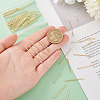   50Pcs 5 Sizes Brass Linking Bars KK-PH0010-51-3