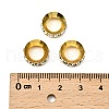 Brass Rhinestone Spacer Beads RSB094-1G-2