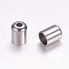 Tarnish Resistant 304 Stainless Steel Cord Ends X-STAS-F117-55P-4mm-2
