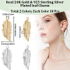 Beebeecraft 20Pcs 2 Colors Brass Pendants KK-BBC0011-26-2