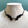 Gothic Bat Wings Alloy Pendant Necklaces FS-WG0FB67-02-2