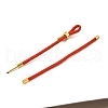 Braided Nylon Cord Bracelet Making MAK-A017-D03-40G-3