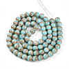 Baking Painted Glass Beads Strands DGLA-N008-10mm-05-3