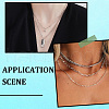 SUNNYCLUE 1 Roll Brass Paperclip Chains CHC-SC0001-06S-5