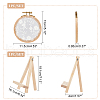 Lace Disc Earring Organizer Holder AJEW-WH0312-73-4