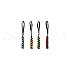 4Pcs 4 Colors Polypropylene Outdoor EDC Braid Pendant for Parachute Cord FIND-FG0003-70-7