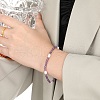 Natural Amethyst Round Beaded Bracelets for Women QY9574-1