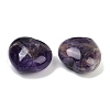 Mother's Day Gifts Heart Natural Amethyst Palm Stone G-C186-03A-2